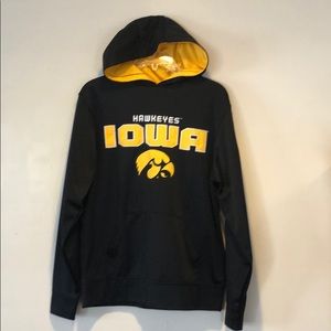 Iowa Hawkeye Hooded Sweat Shirt Size S